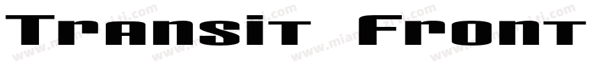 Transit Front Positiv OT Regular字体转换